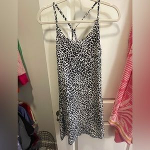 Outdoor voices exercise dress, snow leopard size medium, worn very few times